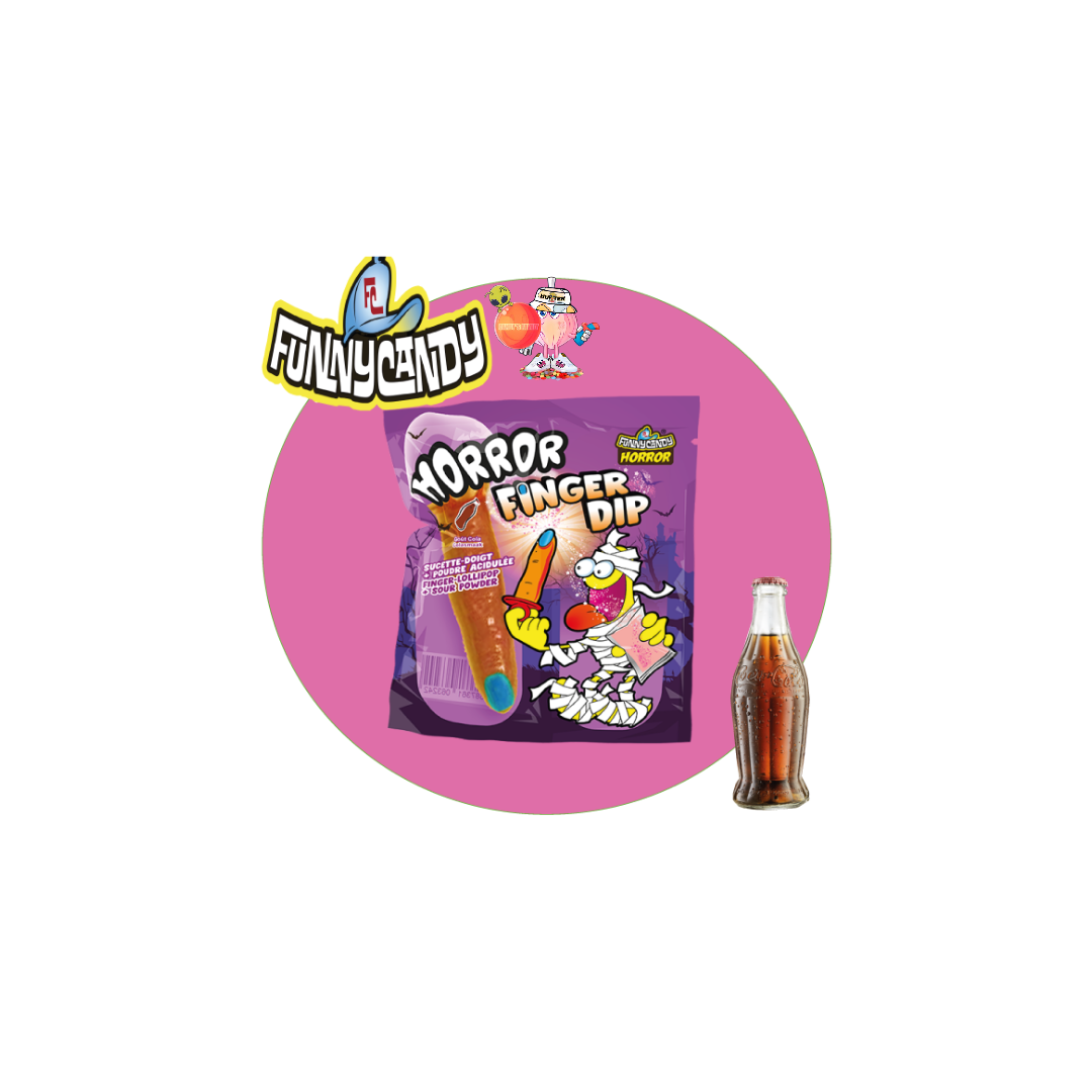 sucette doigt horror finger dip cola