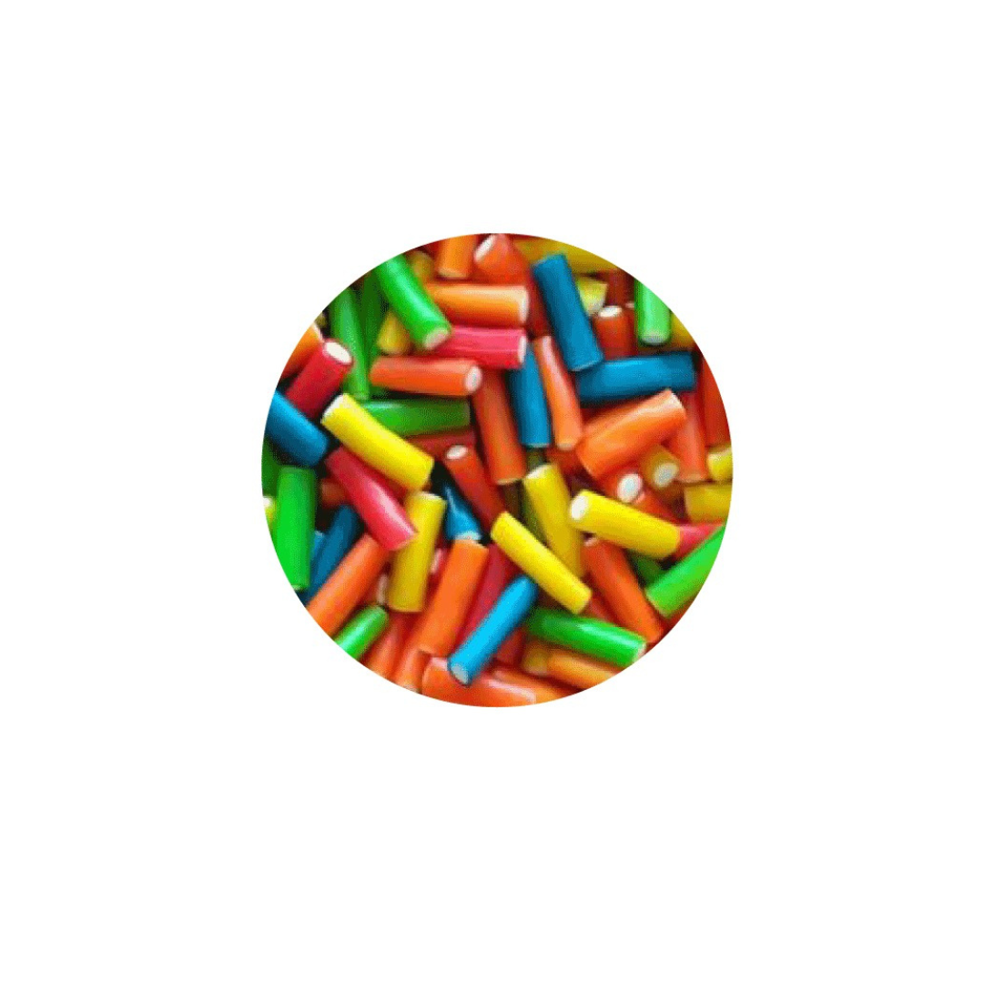 Mini cables lisses multicolores 100G