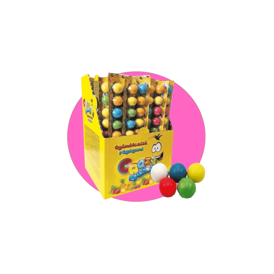 Billes de chewing-gum x10