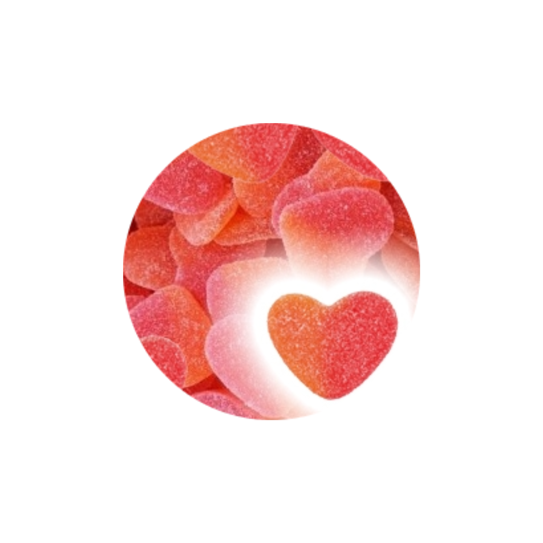 Jelly mania coeur de pêche 100G