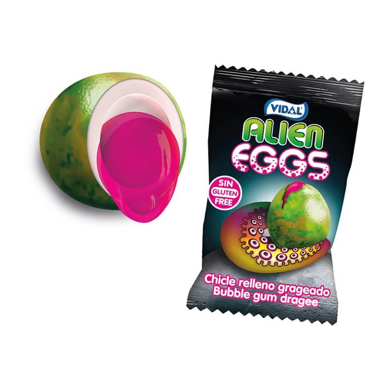Alien Eggs Bubble Gum X3
